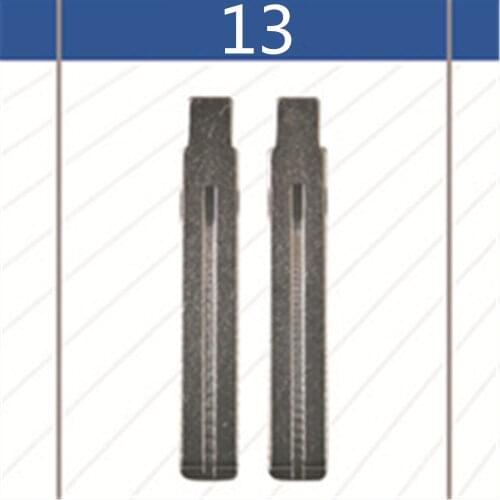 2 Pcs Uncut Replacement Car key blade for LEXUS TOYOTA CROWN Key No.13 Car Key TOY40 Blade