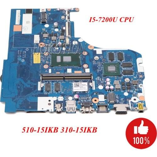 NOKOTION CG413 CG513 CZ513 NM-A981 Main board For Lenovo 510-15IKB 310-15IKB Laptop Motherboard I5-7200U DDR4 940MX GPU