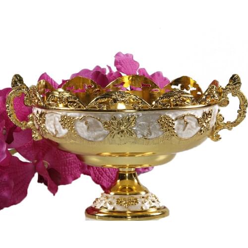 The new national post European carving fruit dish fruit bowl peel luxury KTV hotel bar household ornaments