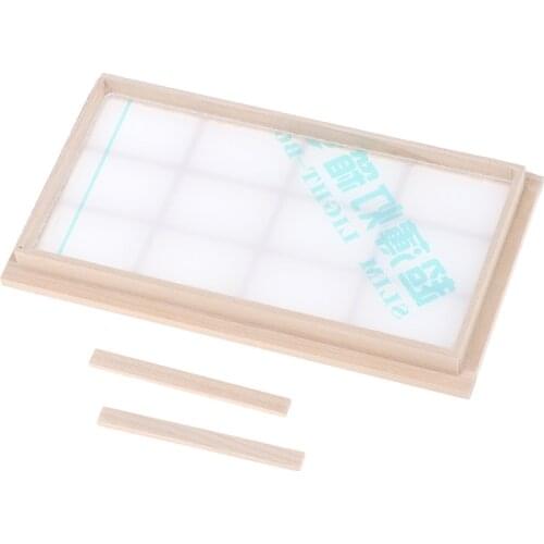 New Hot！1:12 Dollhouse Wooden Window Frame Miniature Doll House Furniture Toys