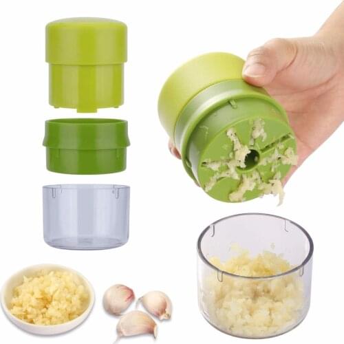 New Garlic Press Peeler Garlic Clasp Crusher Portable Garlic Clasp Mincer Chopper Slicer Grater Cooking for Kitchen Tools Gadget