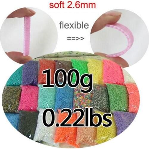 Wholesale 100g/0.22lbs 2.6mm mini hama beads About 9100pcs/bag 100%quality guarantee diy toy PUPUKOU