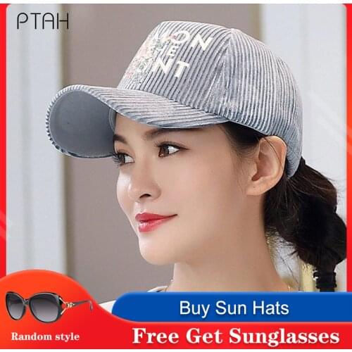 [PTAH] Fashion Visors Casual Caps Sun Protection Hundreds of Vacation Outdoor Sports Baseball Caps Female Adjustable Breathable