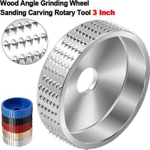 75mm Burr Grinding Wheel Sanding Carving Rotary Tool Abrasive Woodworking Polishing Disc For Angle Grinder with 16mm Bore
