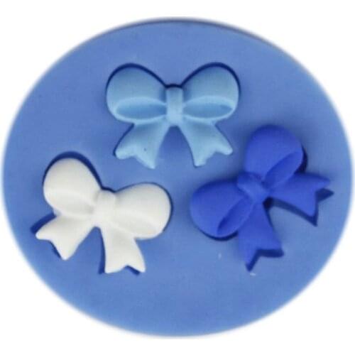 Chocolate Silicone Mold Bakery Silicone Molds Pastry Tools Accessoriessilicone 3D Bow Tie Chocolate Mold Confectionery Equipment