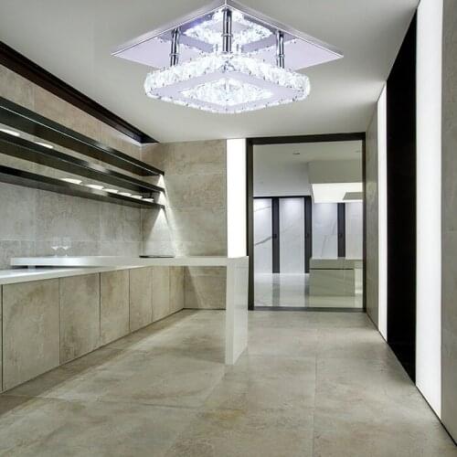 Modern Crystal LED Ceiling Lights Ceiling Lamps Lustre Ceiling Lighting Plafonnier Led Lamp for Corridor Aisle Porch