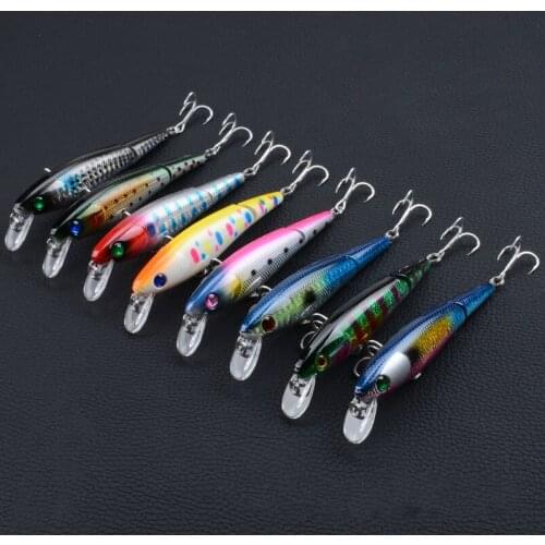1Pcs 10.5cm/13.3g Minnow Fishing Lures Multi Jointed Sections Hard Baits Crankbait Artificiais Isca Wobblers For Pike Fishing