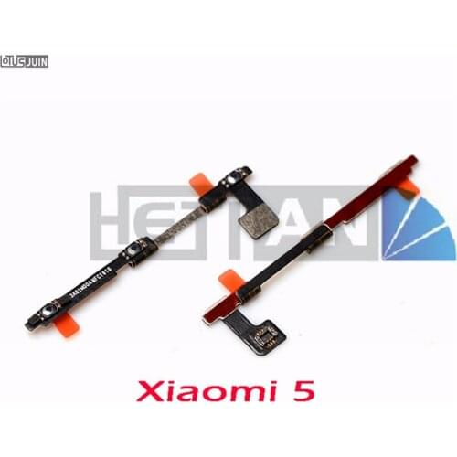 1PCS for Xiaomi 5 Side Power Volume Key ON/OFF Button Switch Flex Cable Ribbon Replacement Repair Spare Parts