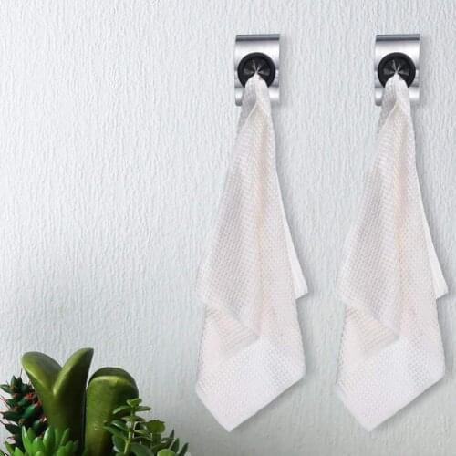 1Pc Towel Holder Hanger Hook Non-Drilling Wall Mount Stainless Steel Wall Window Bathroom Washing Cloth Hanger Rack for Kitchen