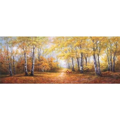 100%HandPainted High Quality Oil Painting on Canvas European-style landscape Canvas Painting Wall Art Picture for HomeDecoration