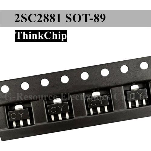 100pcs) 2SC2881 SOT-89 SMD Crystal Triode C2881 SOT89 (Marking CY )