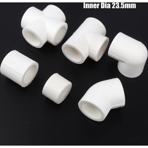 2pcs 25mm PPR Pipe Connectors Household Bathroom Faucet Tube Joints Aquarium Fish Tank Parts Garden Irrigation System Fittings