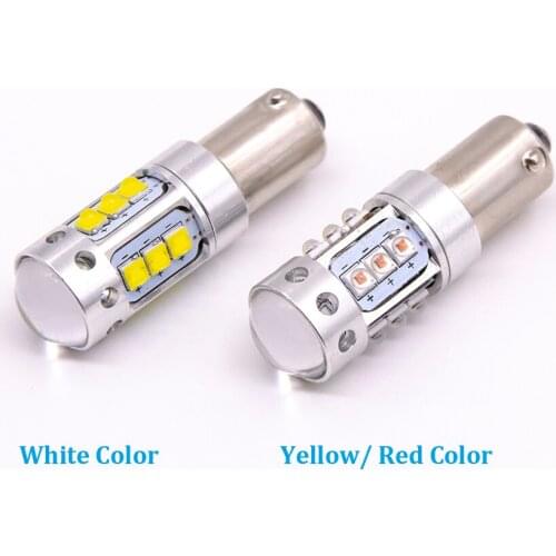 2pcsNo Error No Polarity Ba9s T4W Led Lamp 12V Car Instrument Parking Marker H6W LED Lights Bulb Canbus