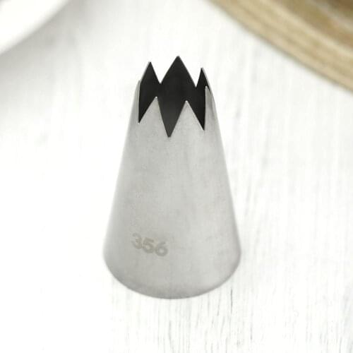 #356 Large Size Piping Nozzle Open Star Icing Tips DIY Meringue Cup Cake Decorating Cream Paste Tools