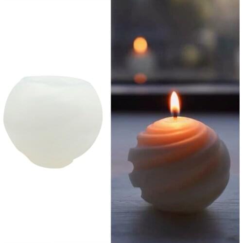 3D Planet Round Scented Candle Silicone Mold Cake Decorating Sugar Chocolate Fondant Mould DIY Clay Making Tools