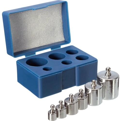 6Pcs 100g 50g 2x20g 10g 5g Grams Precision Calibration Weight Digital Scale Set