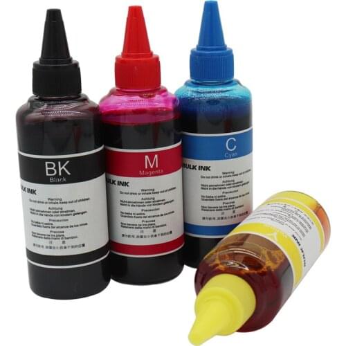 OYfame 4 Color Dye Ink 100ML Universal Dye Ink For HP For Epson For Canon Dye Ink Refill Kit Suit for all kind of Printer