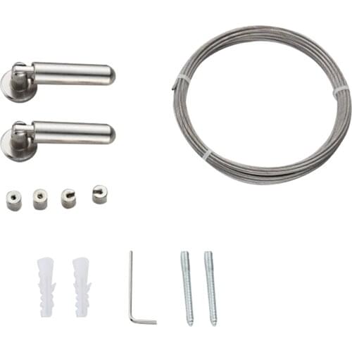 Household Clothesline Household Curtains Hung Stainless Steel Wire Curtain Accessories Clothesline