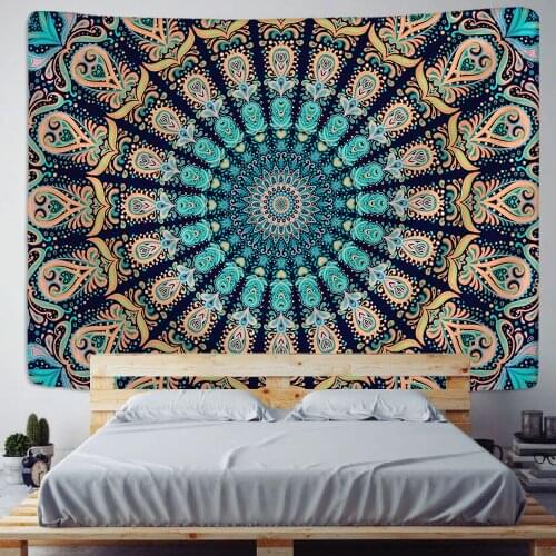 India Mandala Tapestry Wall Hanging Boho Decor Wall Cloth Tapestries Psychedelic Hippie Moon Tapestry boho decoration home decor