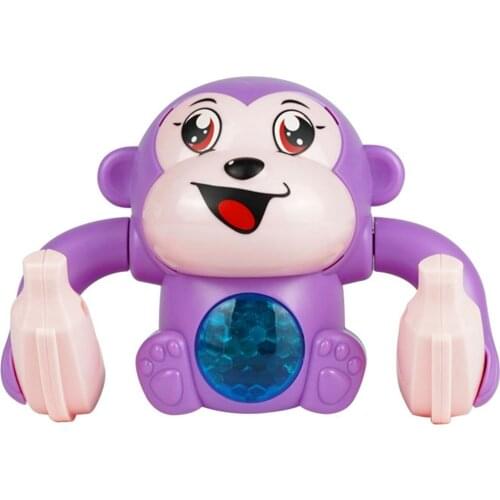 Voice-activated Induction Rolling Monkey Light And Music Childrens Toys Childrens Gifts Early Childhood Education Toys