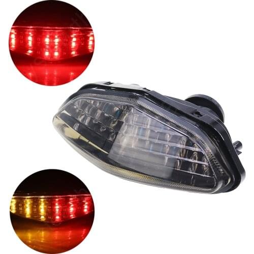 Smoked Motorcycle Rear Tail Light Brake Turn Signals Integrated LED Light For Suzuki Vstrom V-Strom DL650 DL 650 2012 2013 2014