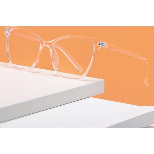 Fashion Cat Eye Anti-blue Light Eyeglasses Women Optical Myopia Eye Glasses Frame Classic Vintage Plastic Computer Glasses