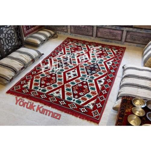 Orient Corner Mat Models Nomad Red Model Authentic Rugs. Single Size 100x300