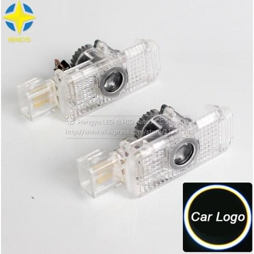 Car Logo With Name Replace Original Door Light!No Drill Laser Light Doors Car For A8L A7 A6L Q3 A5 A4L A4 A6 A1 R8 Q7 Q5 TT