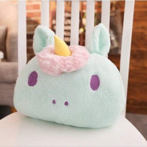 Hand Warmer Pillow with Usb Heated Warmer Pillow Head Stuffed Toy Unicorn Soft Horse Plush Ponies Doll
