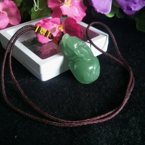 Natural Dongling Jade Pi Xiu Jade Pendant Jewelry Lucky Exorcise evil spirits Safety Amulet Jade Pendant Fine Jewelry