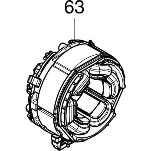 MAKITA 629262-7 220-240V Field Stator for DFT127F DFT085F