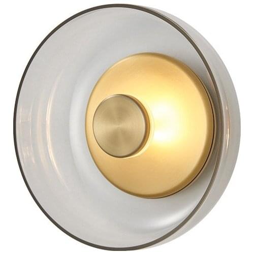 Nordic Luxury LED Glass Sconce Light Background Wall Decorative Lamp Living Room Bedroom Bedside Bar Shop Bra Fixture