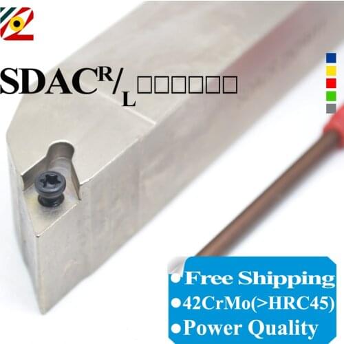 SDACR1212H11 SDACR1616H11 SDACR2020K11 SDACR 2525M11 SDACL 1616H11 2020K11 CNC Lathe Cutter Turning Tool Holder DCMT11T3 Insert