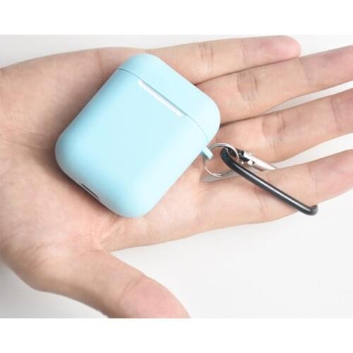 For AirPods Case Silicone Ultra-Thin Protective Case Fundas For Air Pods I9S/I10/I11/I12 Earphone Cases Protector Soft TPU Cover