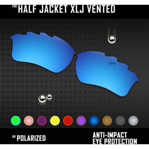 OOWLIT Lenses Replacements For Oakley Half Jacket XLJ Vented Sunglasses Polarized - Multi Colors