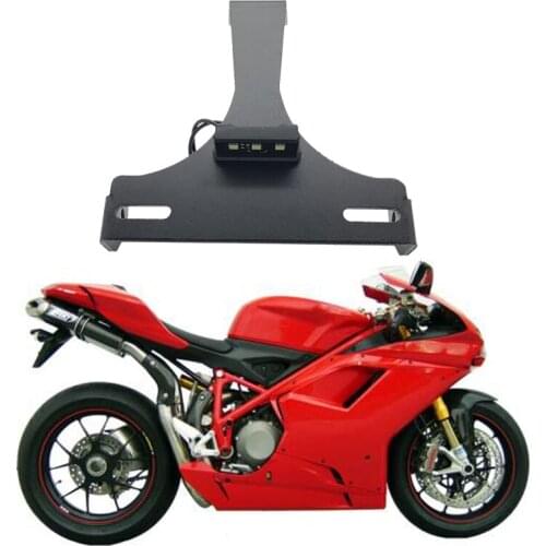 LED Fender Eliminator License Plate Holder Bracket for DUCATI 848 1098 1198 1098R 1098S 2008-2011