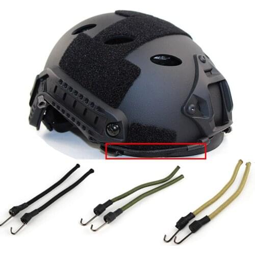 Tactical 2pcs/set Helmet Guide Rail Safety Nylon Rope Cord String For Fast Helmet Airsoft Accessories