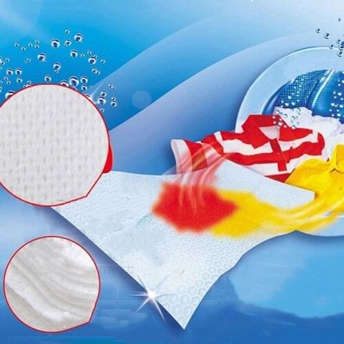 1 Pack Color Absorption Sheet Dyeing Cloth For Washing Machine Use Dyeing Proof