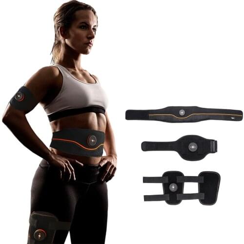 EMS Abdominal Muscle Trainer Massage Stimulator Ab Wireless Body Slimming Suit Belt Fat Burning Weight Loss Gym Fitness belt