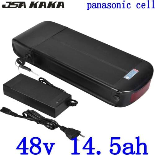 48Volt Lithium eBike Battery 48V 12Ah 11.6Ah 15Ah 14.5Ah Electric Bicycle Battery use panasonic cell for Bafang 750W 500W Motor