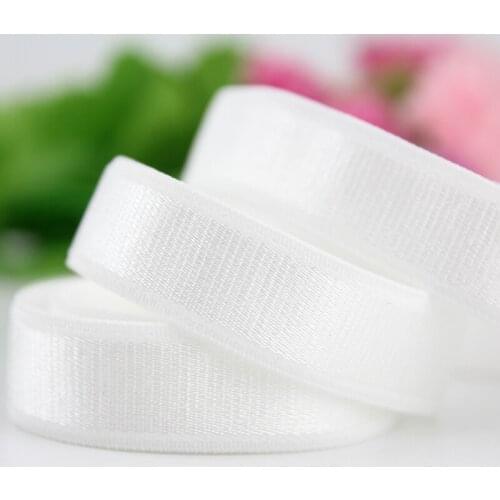50 yards 13mm white elastic nonslip shoulder straps nylon sewing elastic band ribbon for underwear stretch rubber band