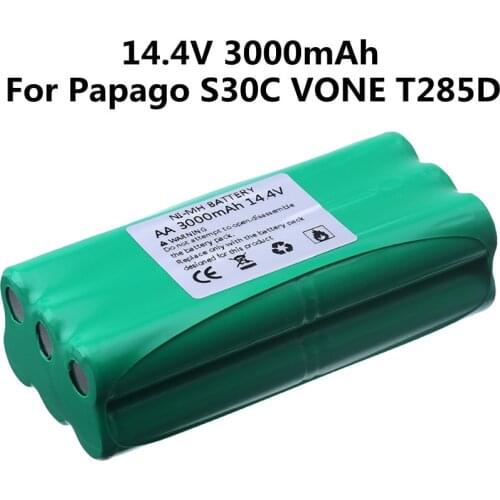 14.4V 3000mAh AA NI-MH rechargeable battery pack for Papago S30C smart sweeping robot VONE T285D vacuum cleaner battery