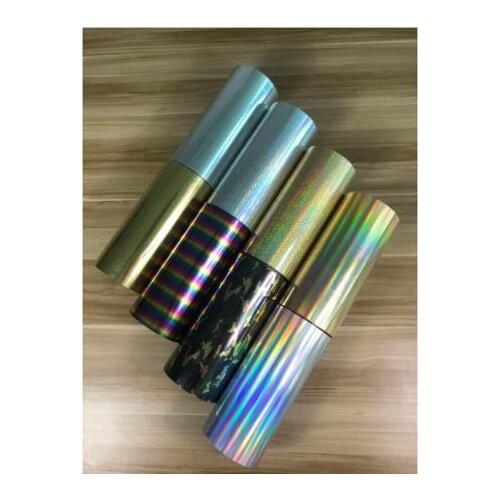 Free shipping 1 roll 25cmx25m hologram Heat Transfer Vinyl Camouflage Rainbow Metallic Laser Iron on Film HTV T-shirt