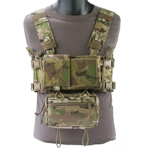 ByGuan Tactical MK3D3 Belly Bag With Large Full Set Of Original Ribbon Tactical MK4 Tactical Chest Hanging