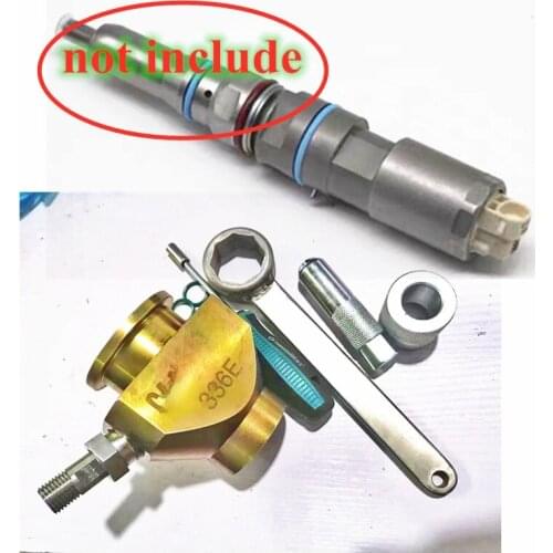 Diese Common Rail Injector Disassemble Tool AHE Measuring Oil Return Clamp Adaptor Tool Set For CAT 336E 456-3493