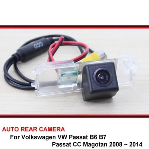 For Volkswagen Passat B6 B7 Passat CC Magotan 08~14 SONY HD Car Reverse Backup Rearview Parking Rear View Camera Night Vision