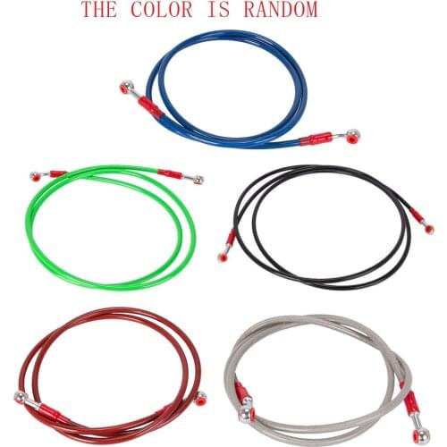 500 To 2400mm Motorcycle Dirt Bike Braided Steel Hydraulic Reinforce Brake line Clutch Oil Hose Tube Universal Fit for Racing MX