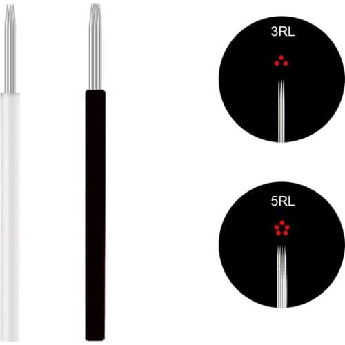 50PCS/Lot Stainless Steel 0.3mm Microblading Shading Blades Microblading Needle for Microblading Shading Pen