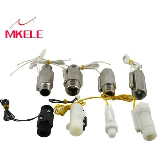 MKELE Stainless Steel And Plastic Piston Flow Sensor Switches Series High Quality Liquid Water Control Meter Flowmeter