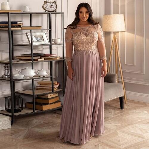 LEOSOXS Womens Evening Chiffon Dresses